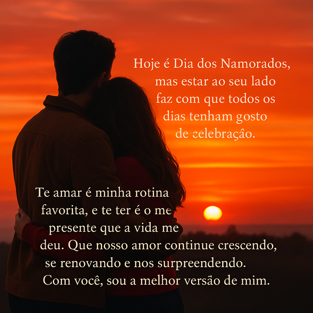 Mensagem dia dos namorados